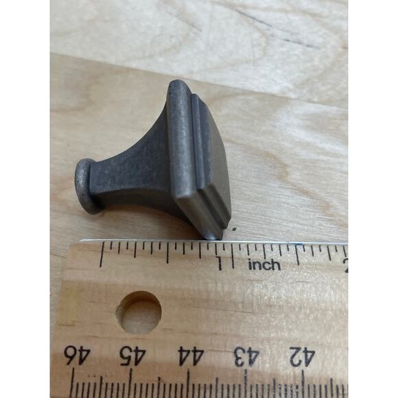 Amerock Manor 1" Weathered Nickel Square Drawer Door Pull Knob Lot of 11 NEW - Picture 5 of 7
